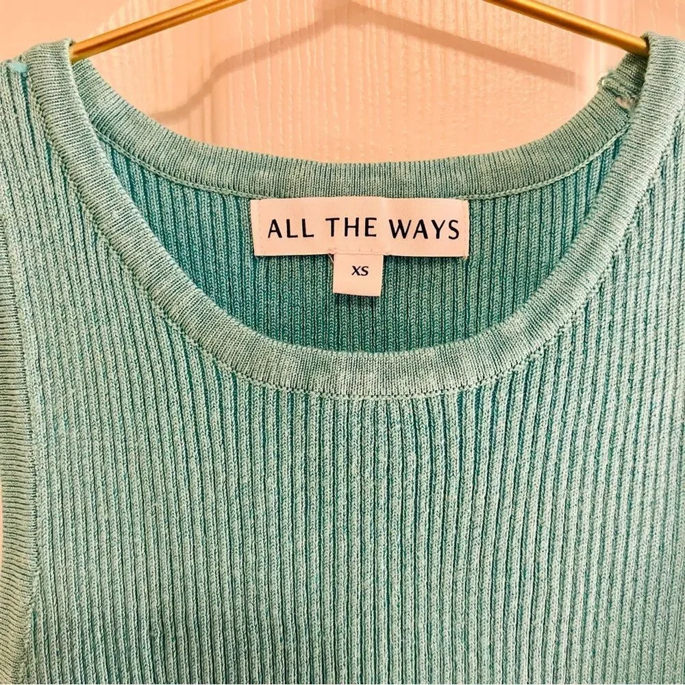 All The Ways Teal Sleeveless Outfit NWT!